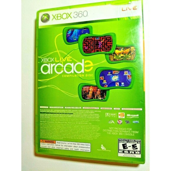 Sega Superstars Tennis & Xbox Live Arcade Compilation Disc For Xbox 360 Complete - Picture 2 of 4